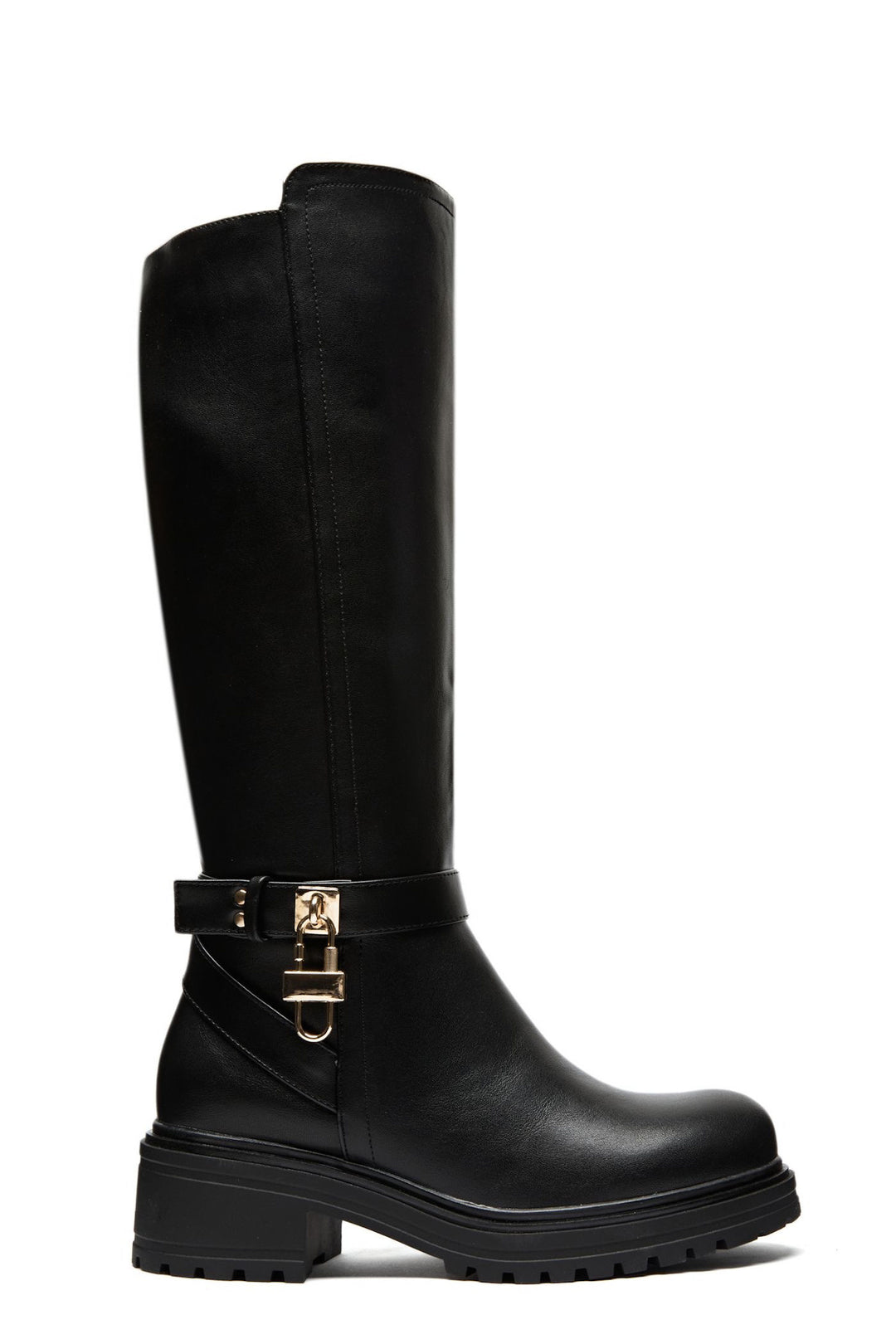 Smile Favorites Laarzen Zwart Leatherlook Lock