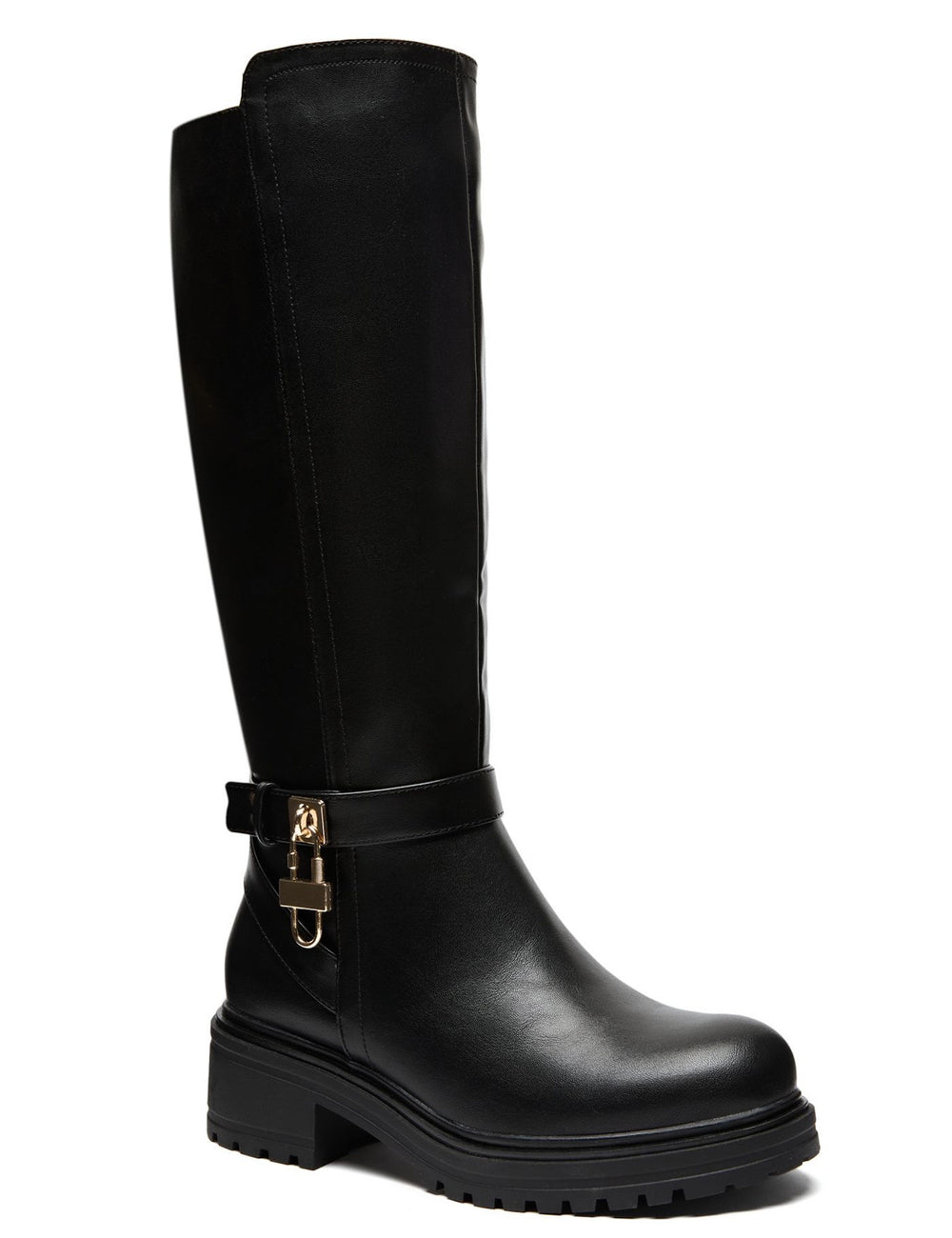 Smile Favorites Laarzen Zwart Leatherlook Lock