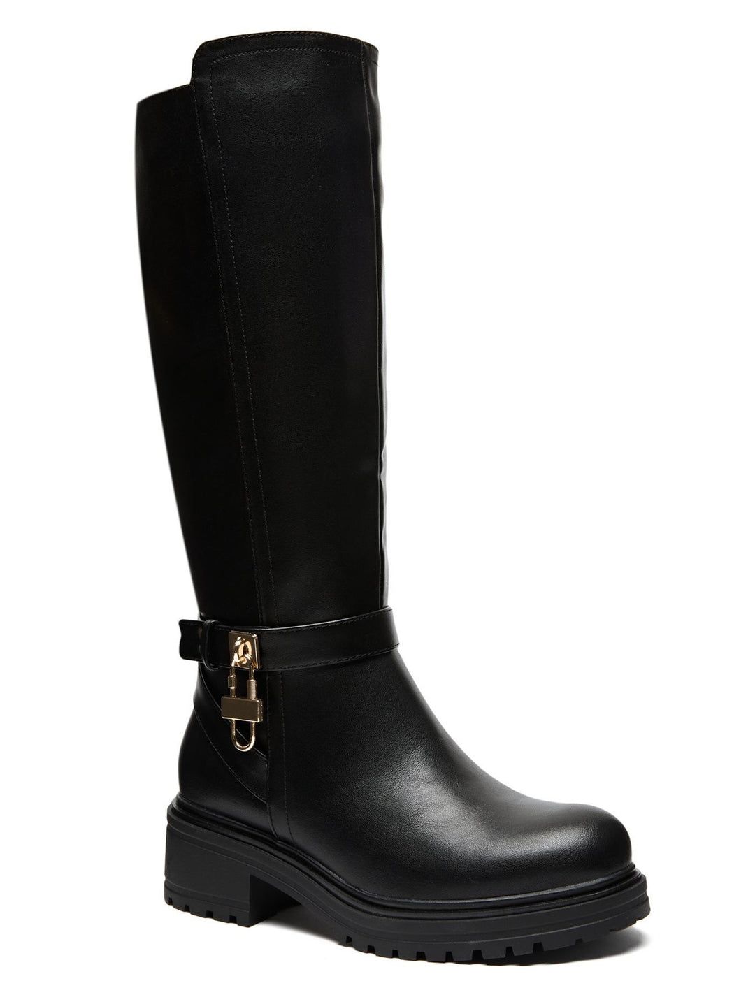 Smile Favorites Laarzen Zwart Leatherlook Lock
