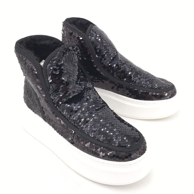 Smile Favorites Mow boots Zwart Pailletten