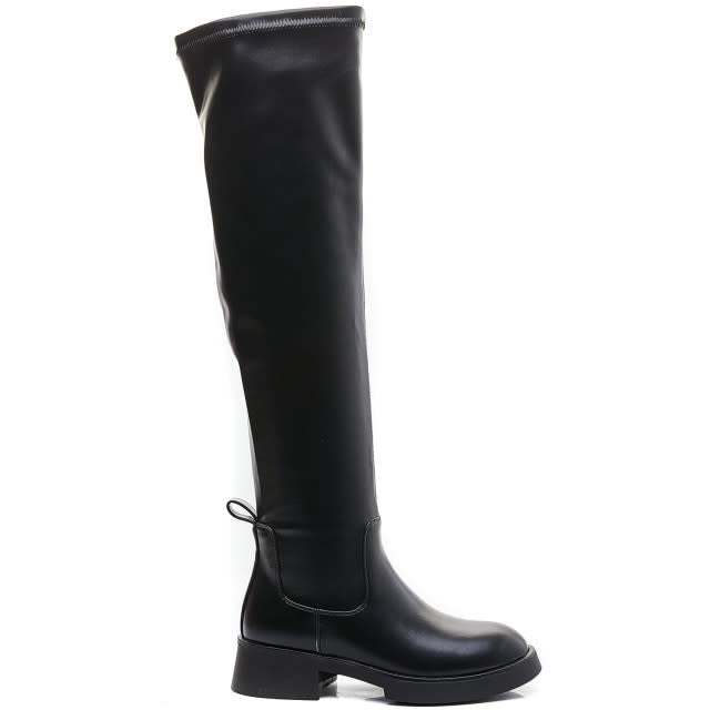 Smile Favorites Overknee Boots Zwart Leatherlook