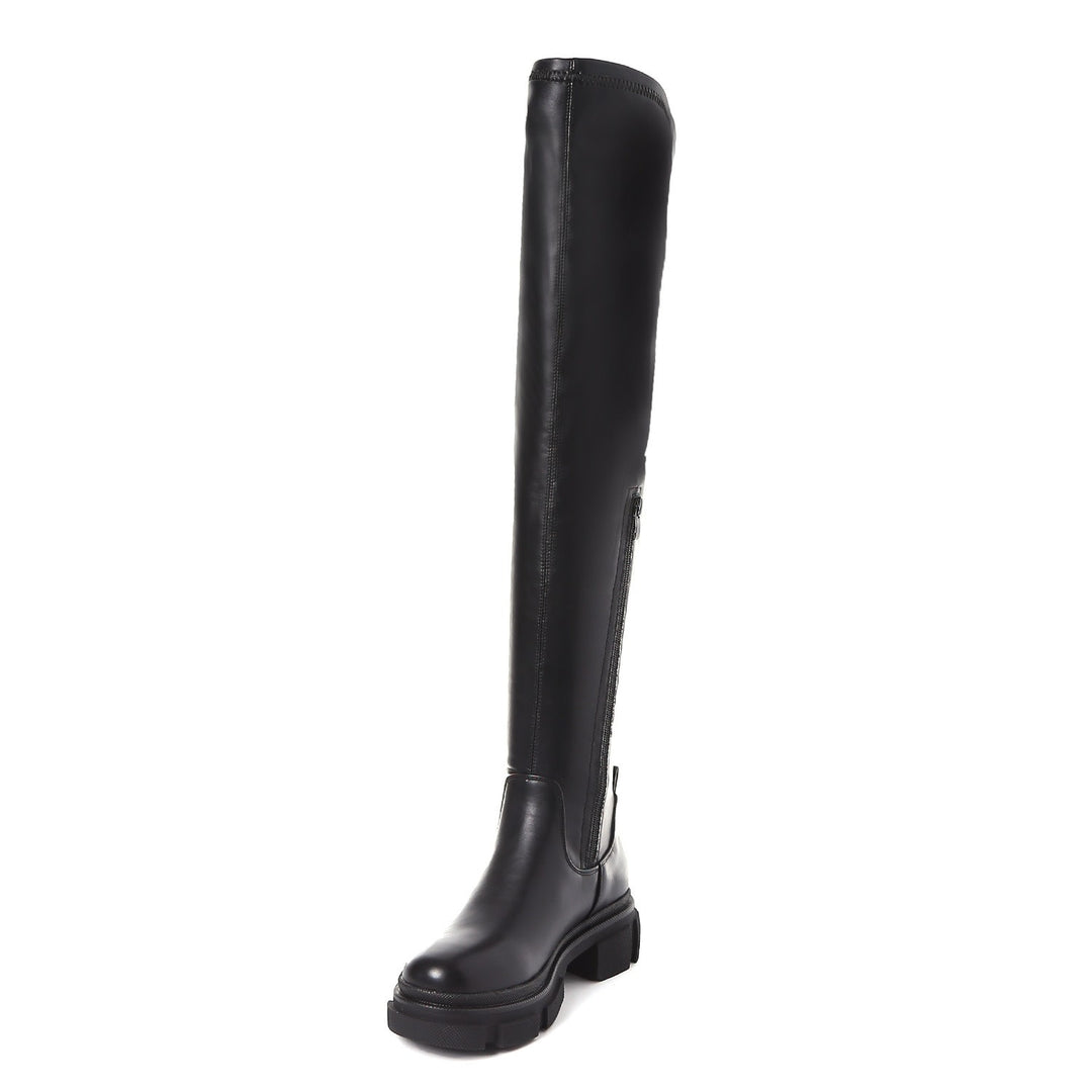 Smile Favorites Overknee laarzen plateau Zwart