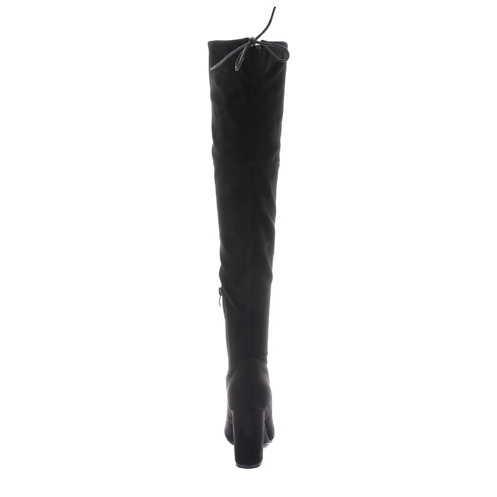 Smile Favorites Overknee laarzen suede Zwart