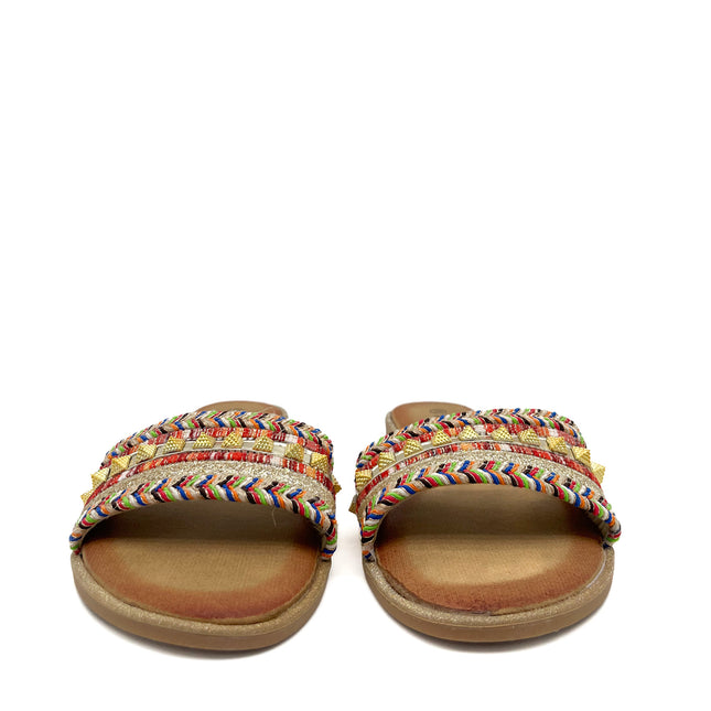 Smile Favorites Slippers Goud Studs Multicolor