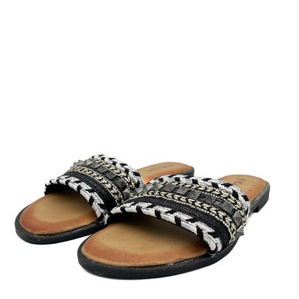 Smile Favorites Slippers Zwart Studs Glitter