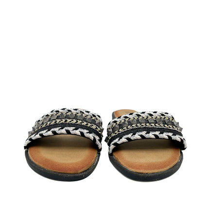Smile Favorites Slippers Zwart Studs Glitter