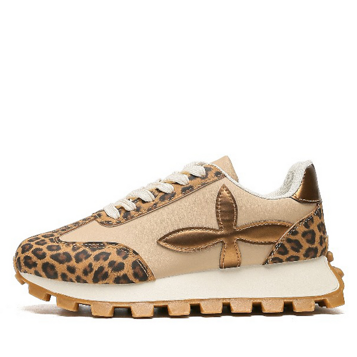 Smile Favorites Sneaker Bruin Leopard Bloom