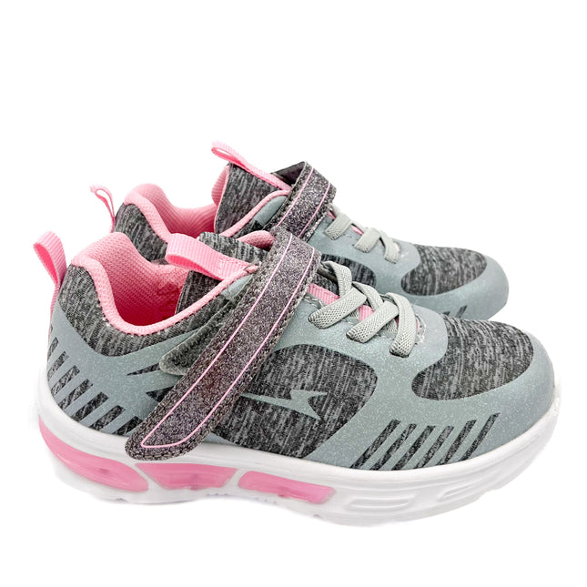 Smile Favorites Sneakers  LED Meisjes Grijs