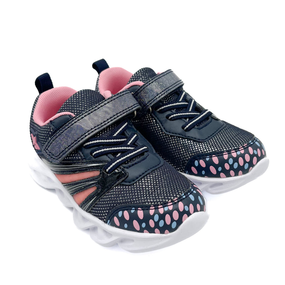 Smile Favorites Sneakers LED Meisjes Navy Blauw Fancy
