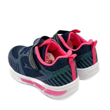 Smile Favorites Sneakers  LED Meisjes Navy Blauw
