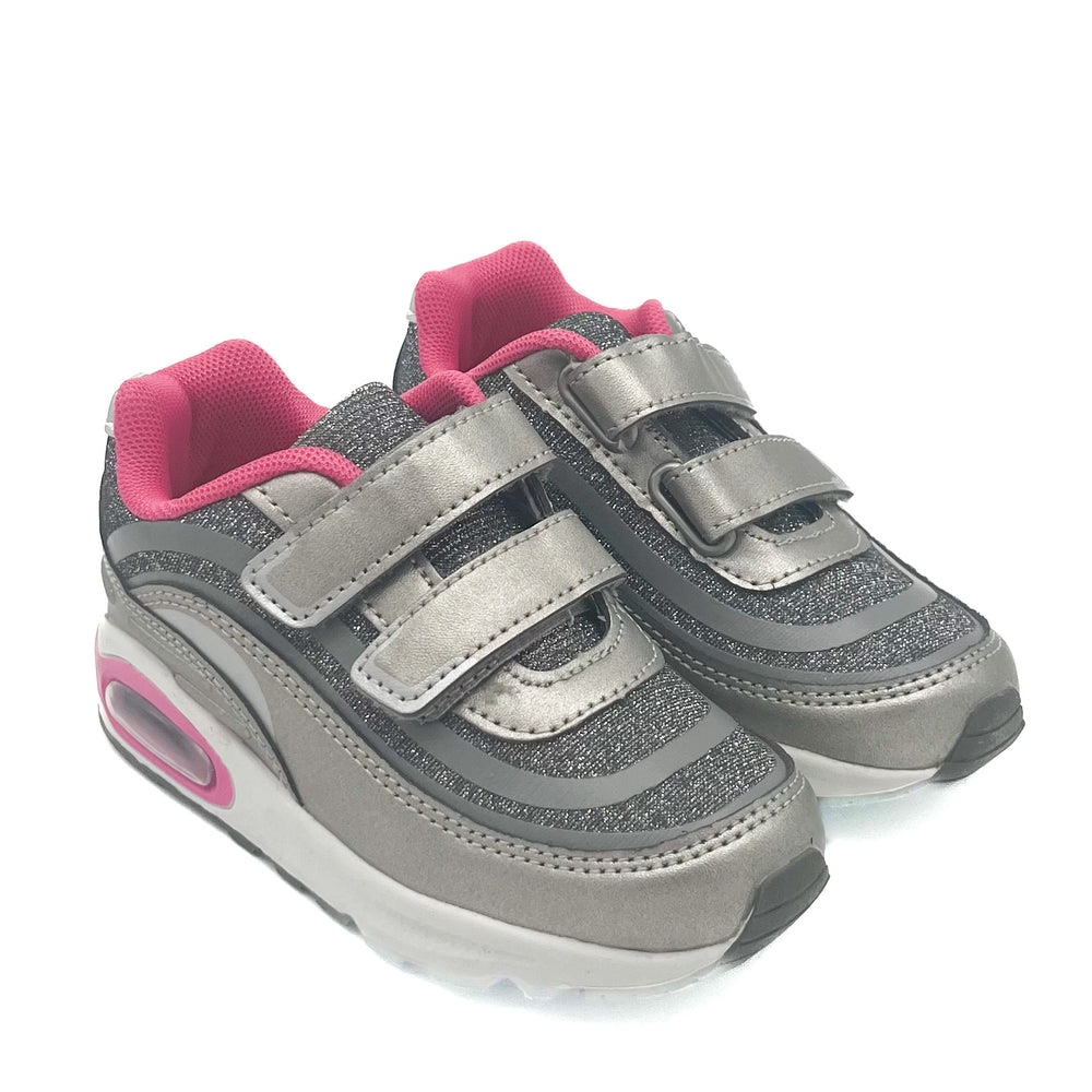 Smile Favorites Sneakers Meisjes Zilver Grijs Inspired Air