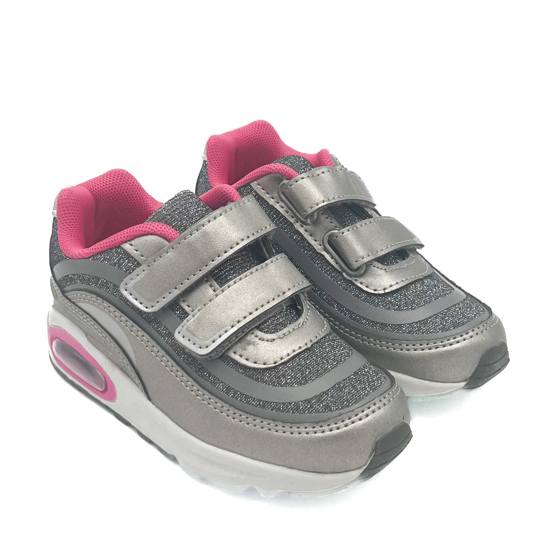 Smile Favorites Sneakers Meisjes Zilver Grijs Inspired Air