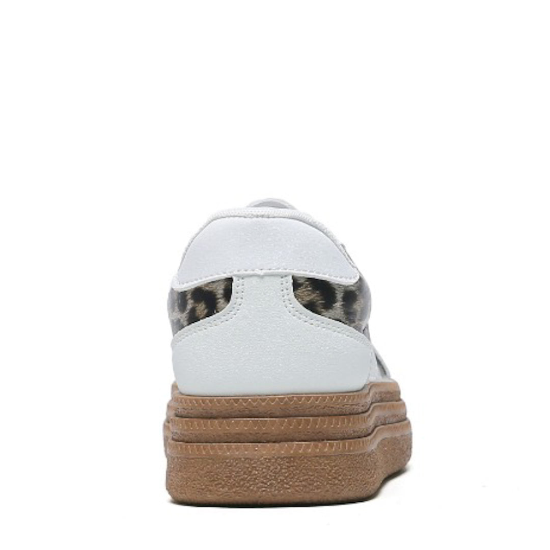 Smile Favorites Sneakers Wit Samba Leopard