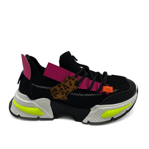 Smile Favorites Sneakers Zwart Inspired Chunky