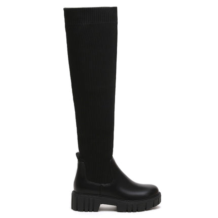 Smile Favorites Sock boots Zwarte Overknee