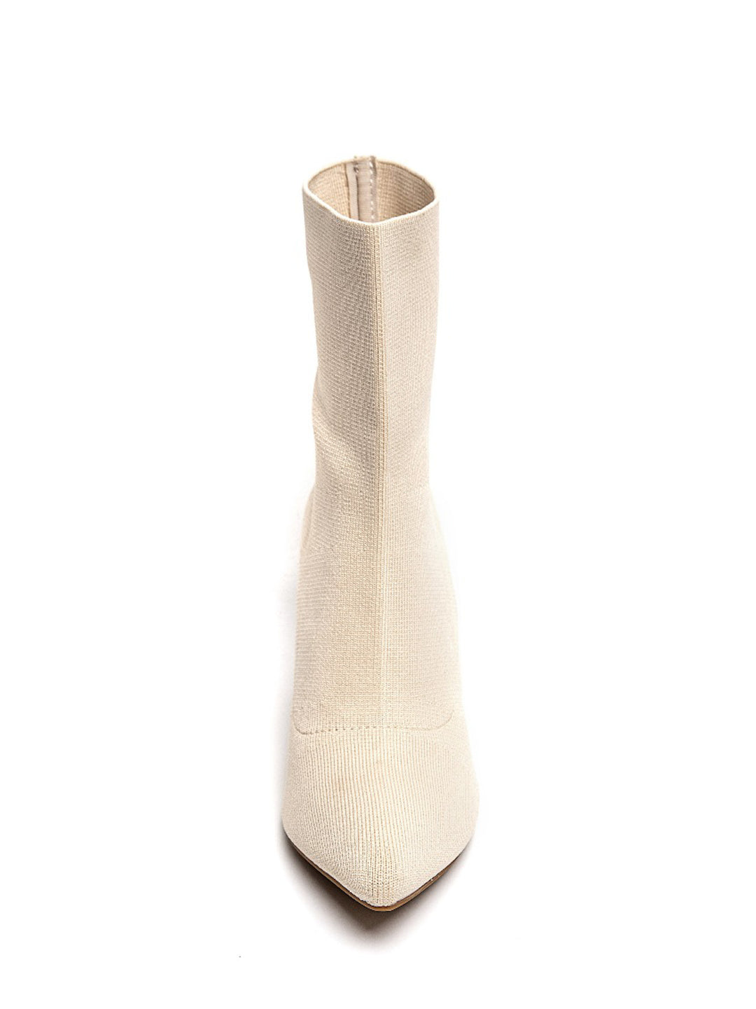 Smile Favorites Sock Heels Beige Kittenheel