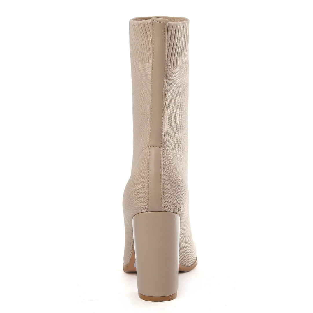 Smile Favorites Sock heels Beige