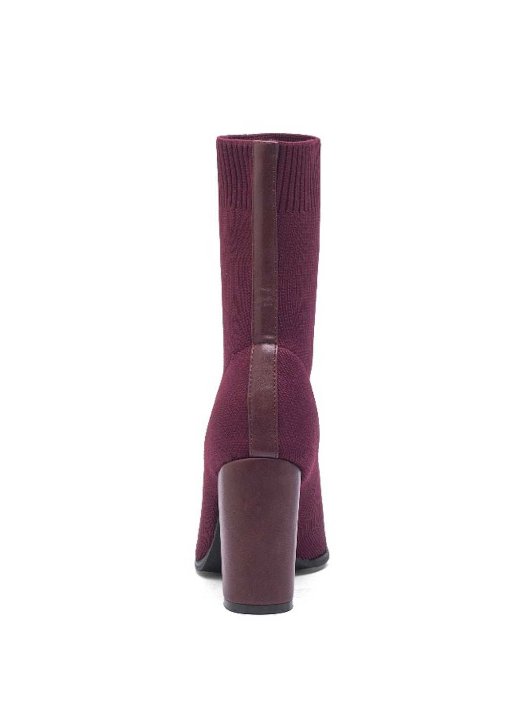 Smile Favorites Sock Heels Bordeaux