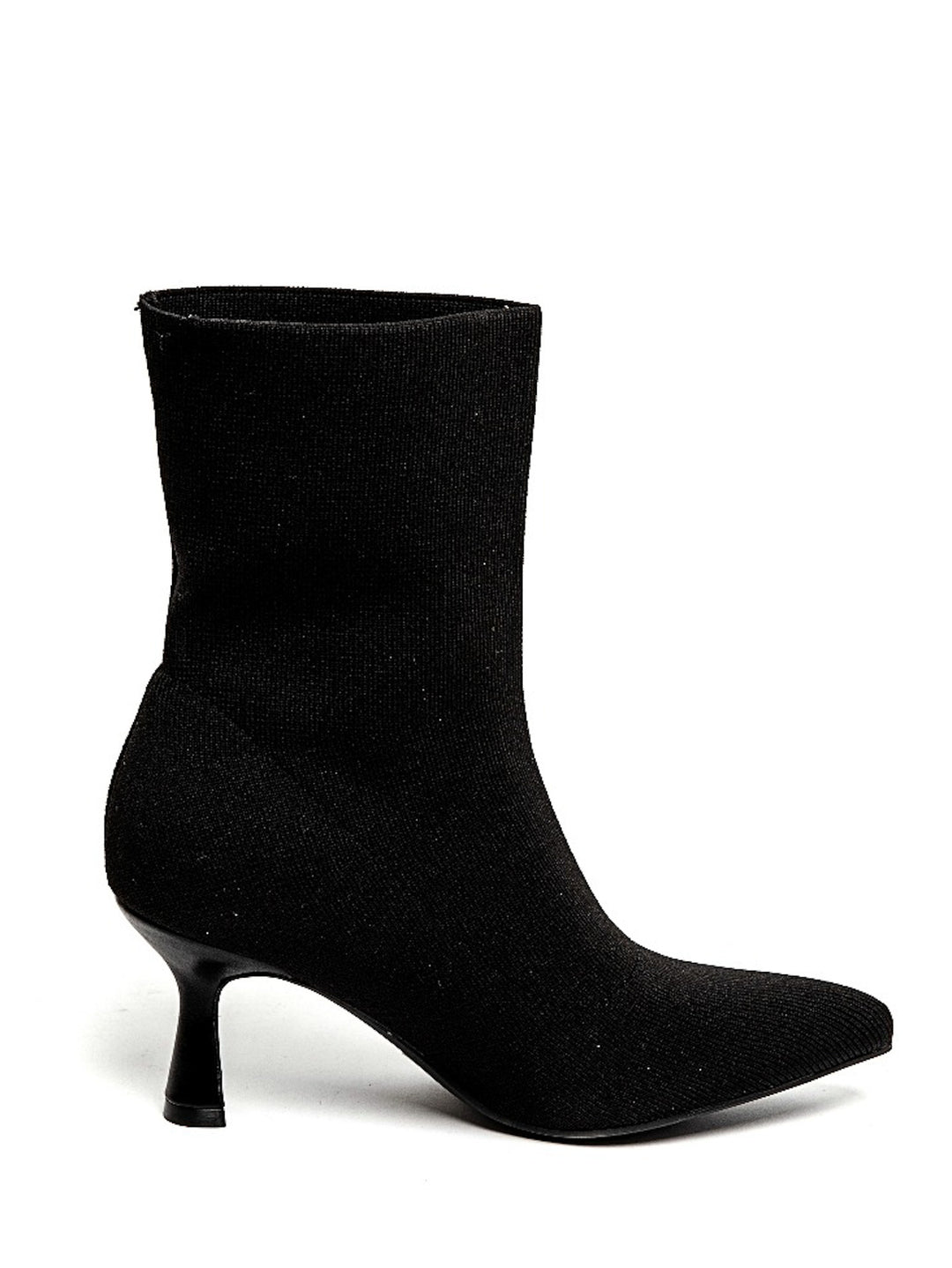 Smile Favorites Sock Heels Zwart Kittenheel