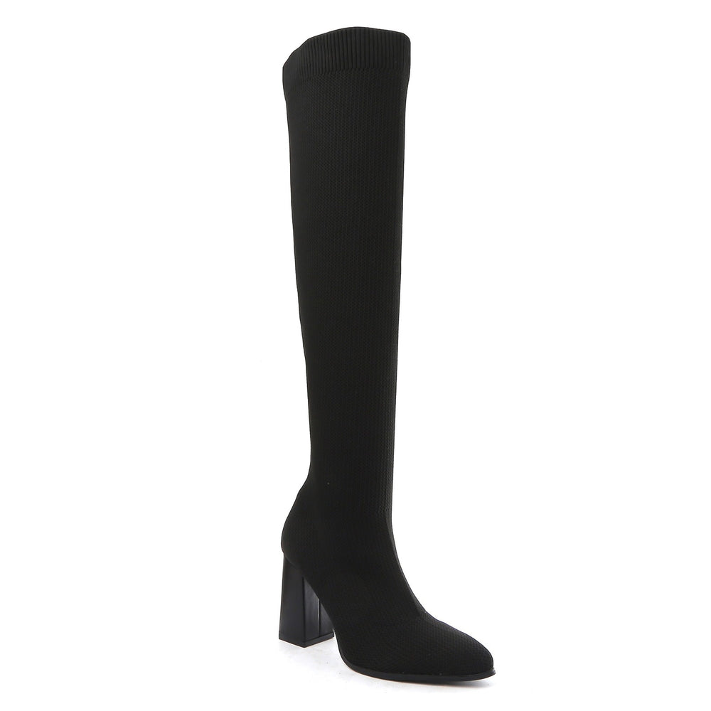 Smile Favorites Sock heels Zwart Overknee