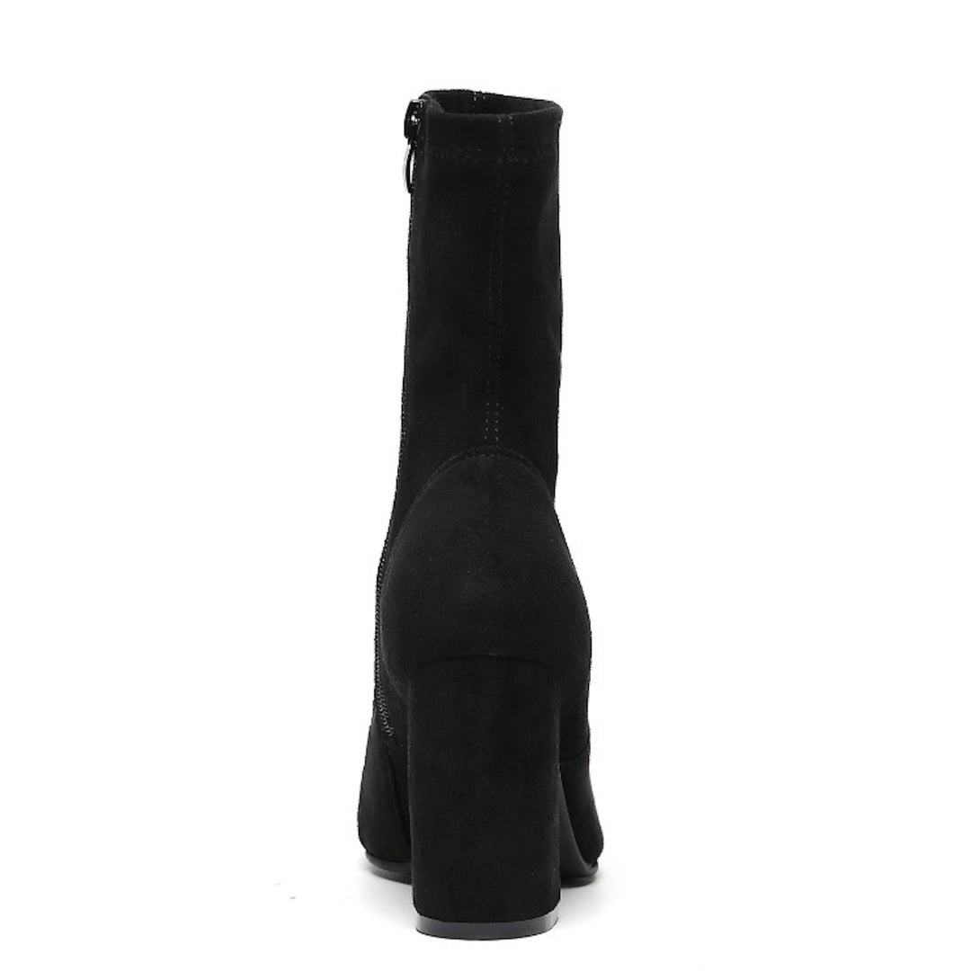 Smile Favorites Sock Heels Zwart suède