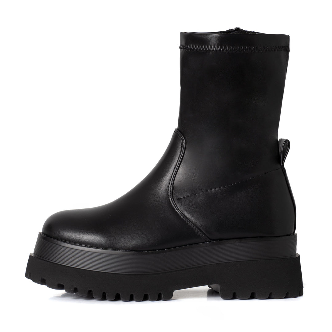 Smile Favorites Stretch Boots Zwart Plateau