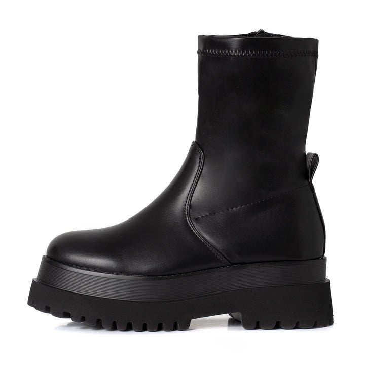 Smile Favorites Stretch Boots Zwart Plateau