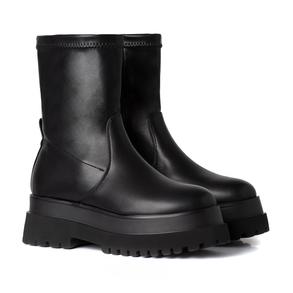 Smile Favorites Stretch Boots Zwart Plateau