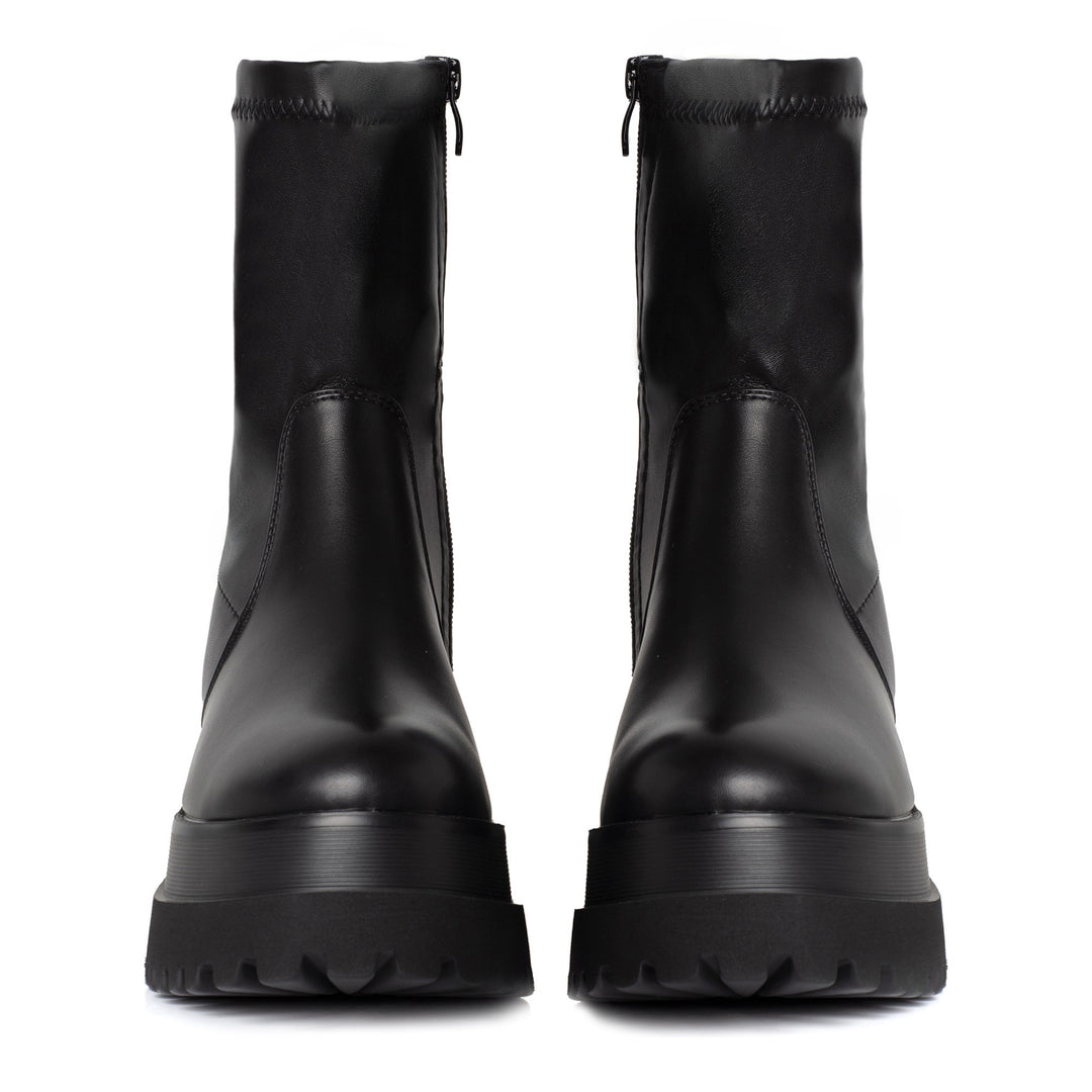 Smile Favorites Stretch Boots Zwart Plateau