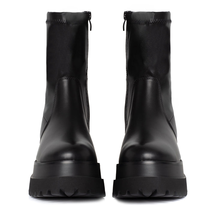 Smile Favorites Stretch Boots Zwart Plateau