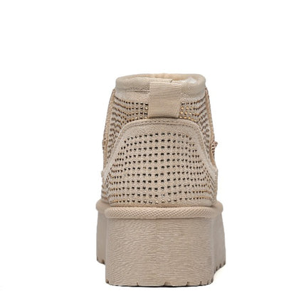 Smile Favorites Ugie Boots Beige Glitter