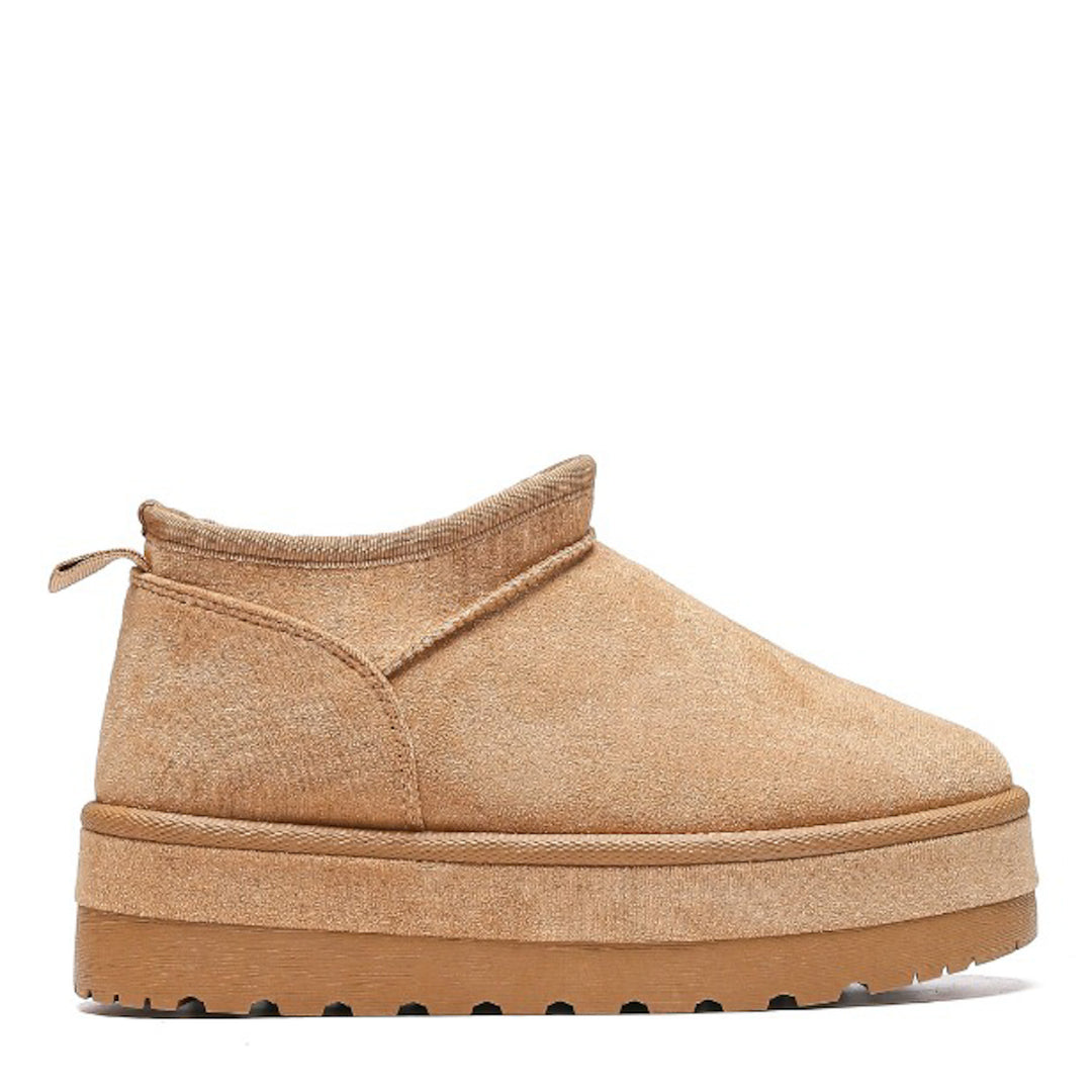 Smile Favorites Ugie Boots Camel Plateau