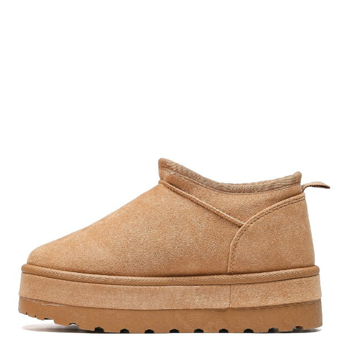 Smile Favorites Ugie Boots Camel Plateau