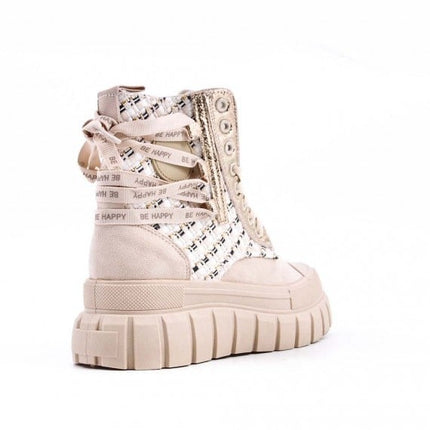 Smile Favorites Veterboots Beige Be Happy