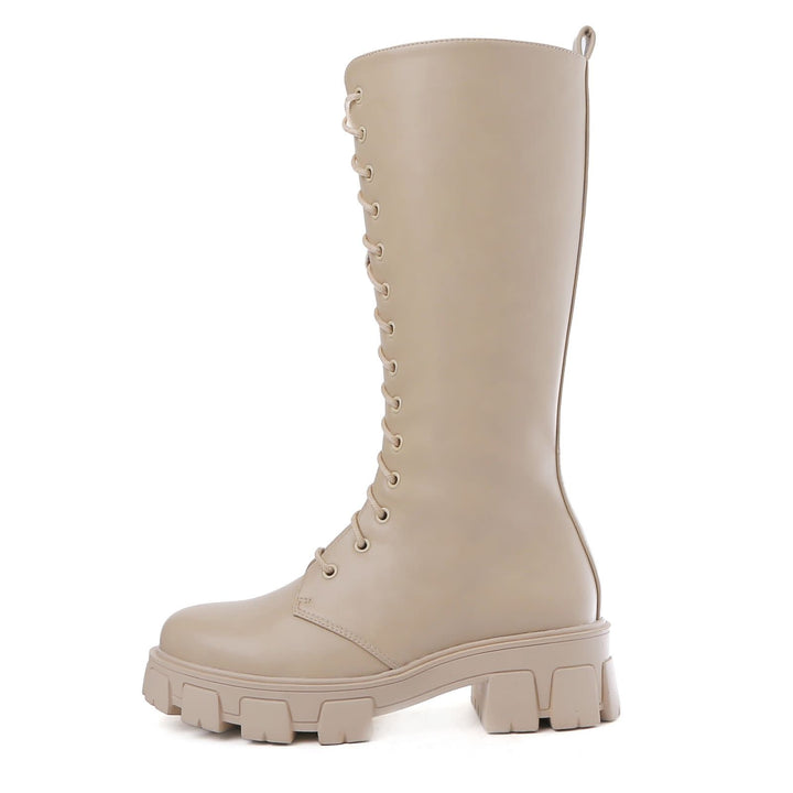 Smile Favorites Veterboots Beige Hoog