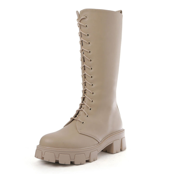 Smile Favorites Veterboots Beige Hoog