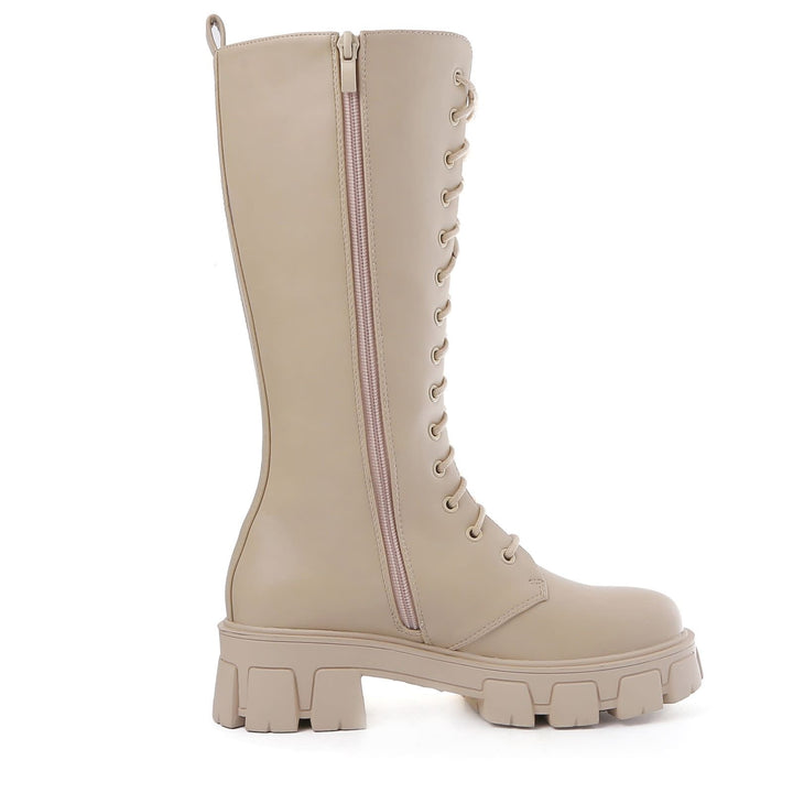 Smile Favorites Veterboots Beige Hoog