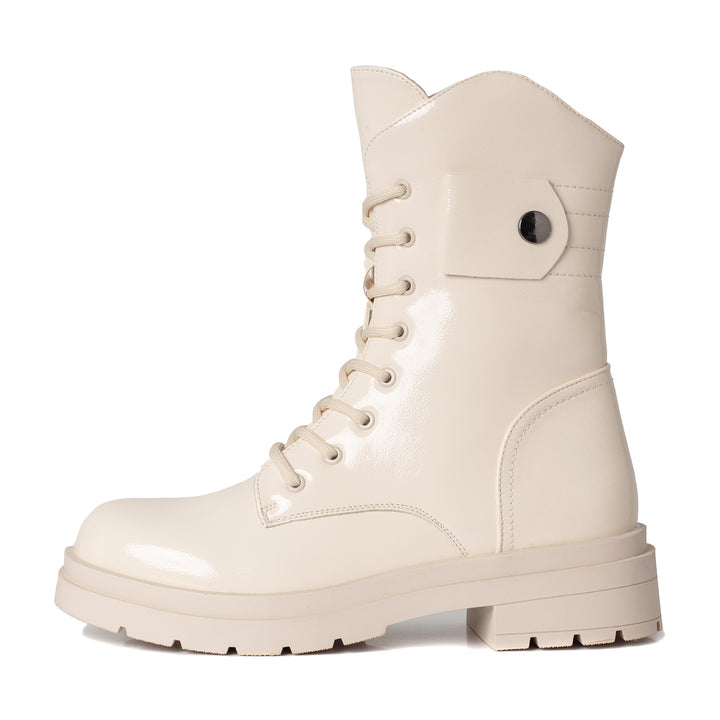 Smile Favorites Veterboots Beige Lak