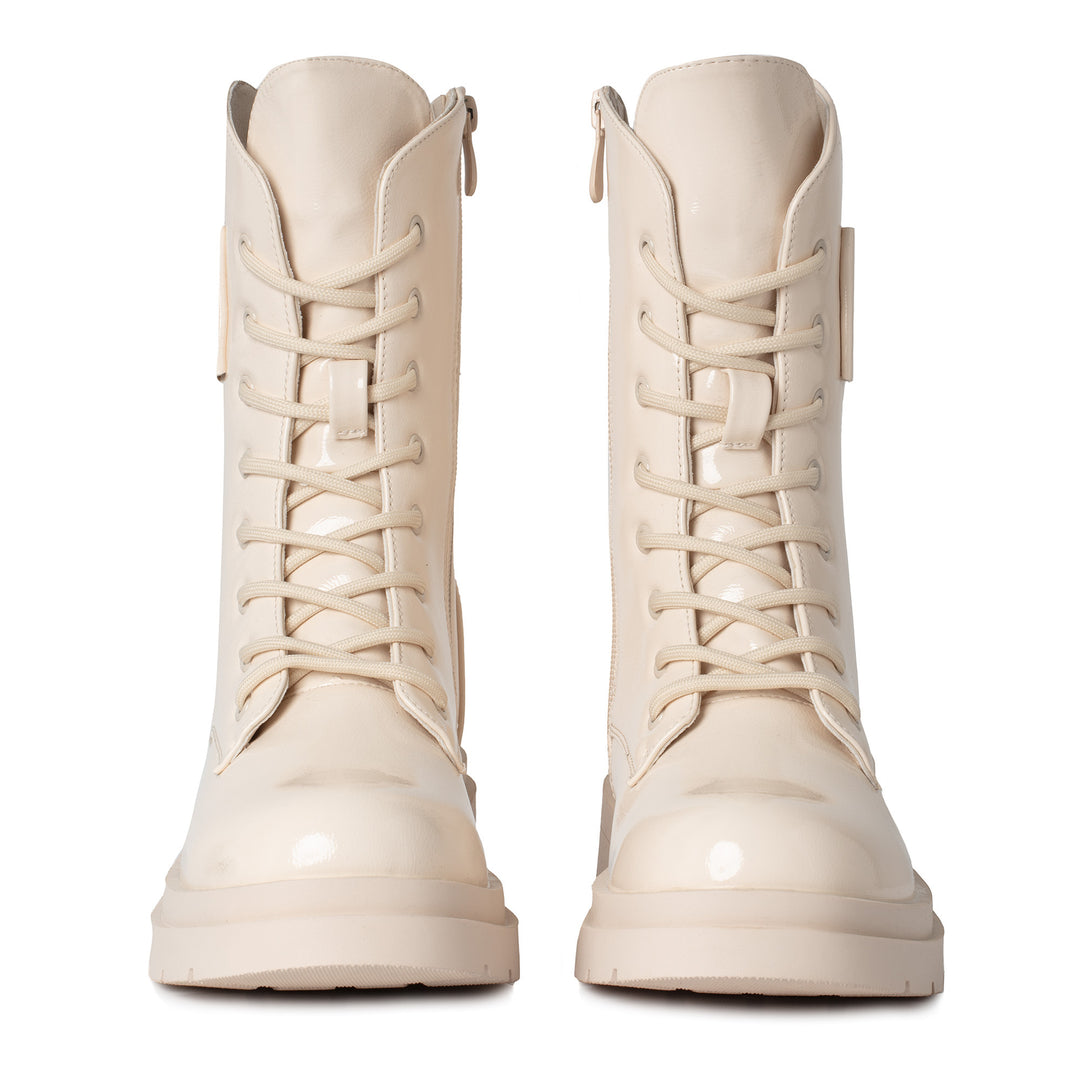 Smile Favorites Veterboots Beige Lak