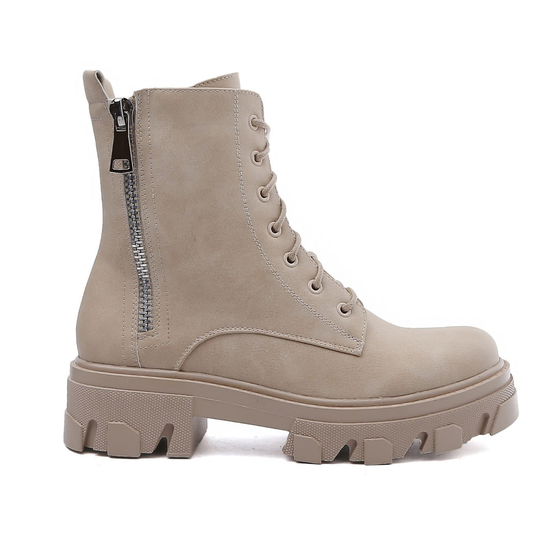 Smile Favorites Veterboots Beige Rits