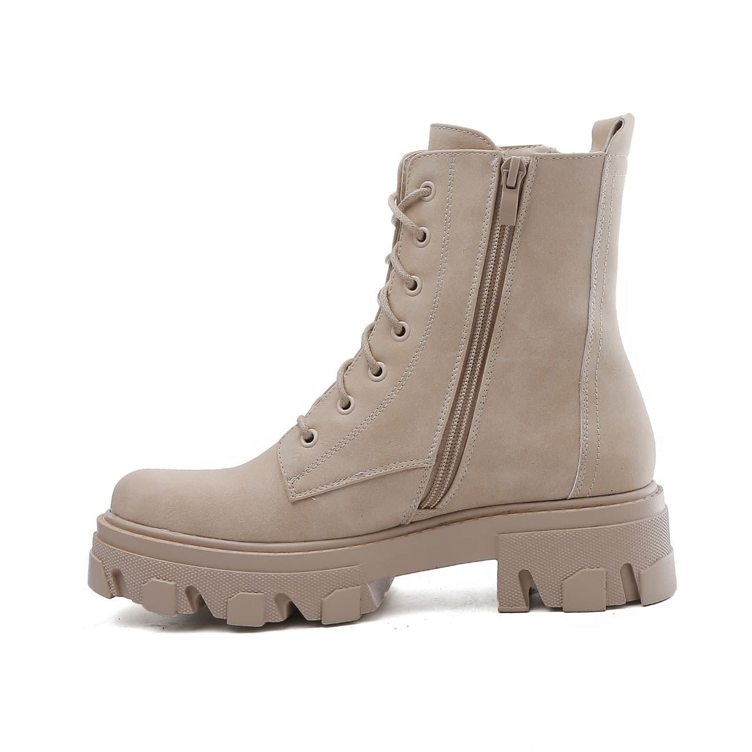 Smile Favorites Veterboots Beige Rits
