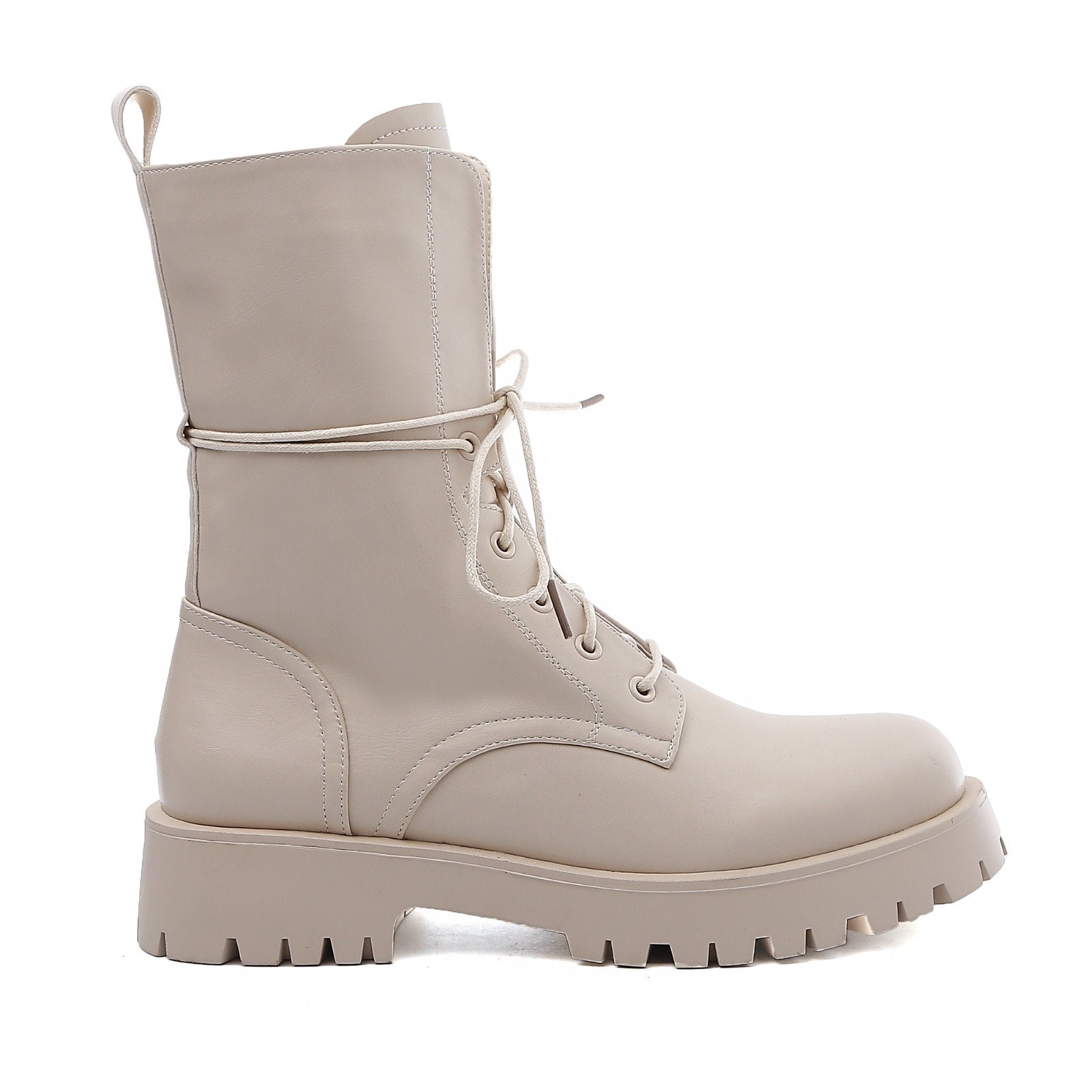 Smile Favorites Veterboots Leatherlook Beige