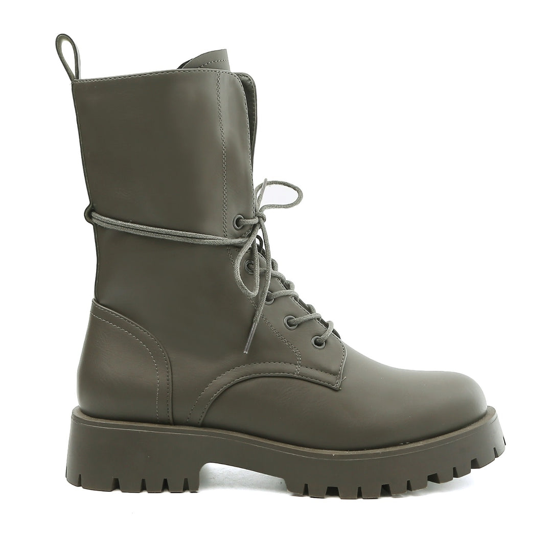 Smile Favorites Veterboots Leatherlook Groen