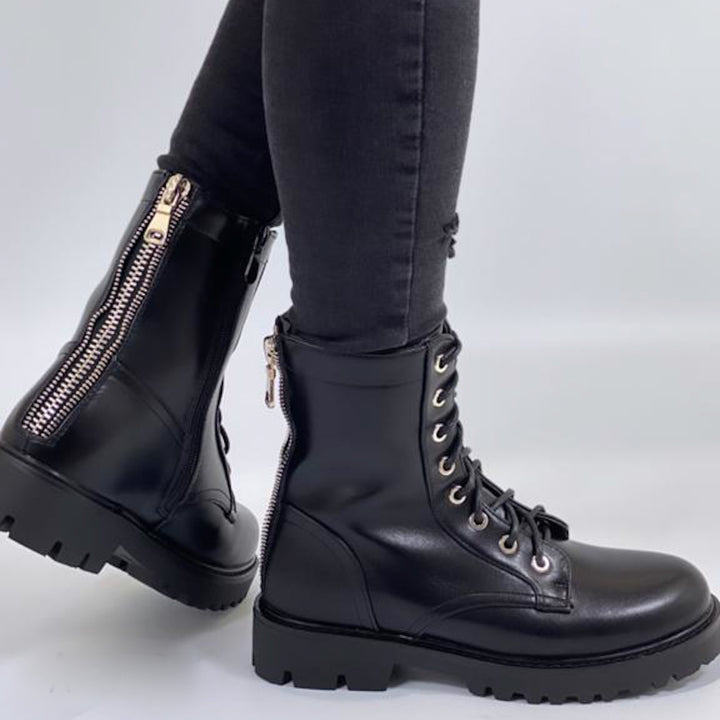 Smile Favorites Veterboots met rits Zwart