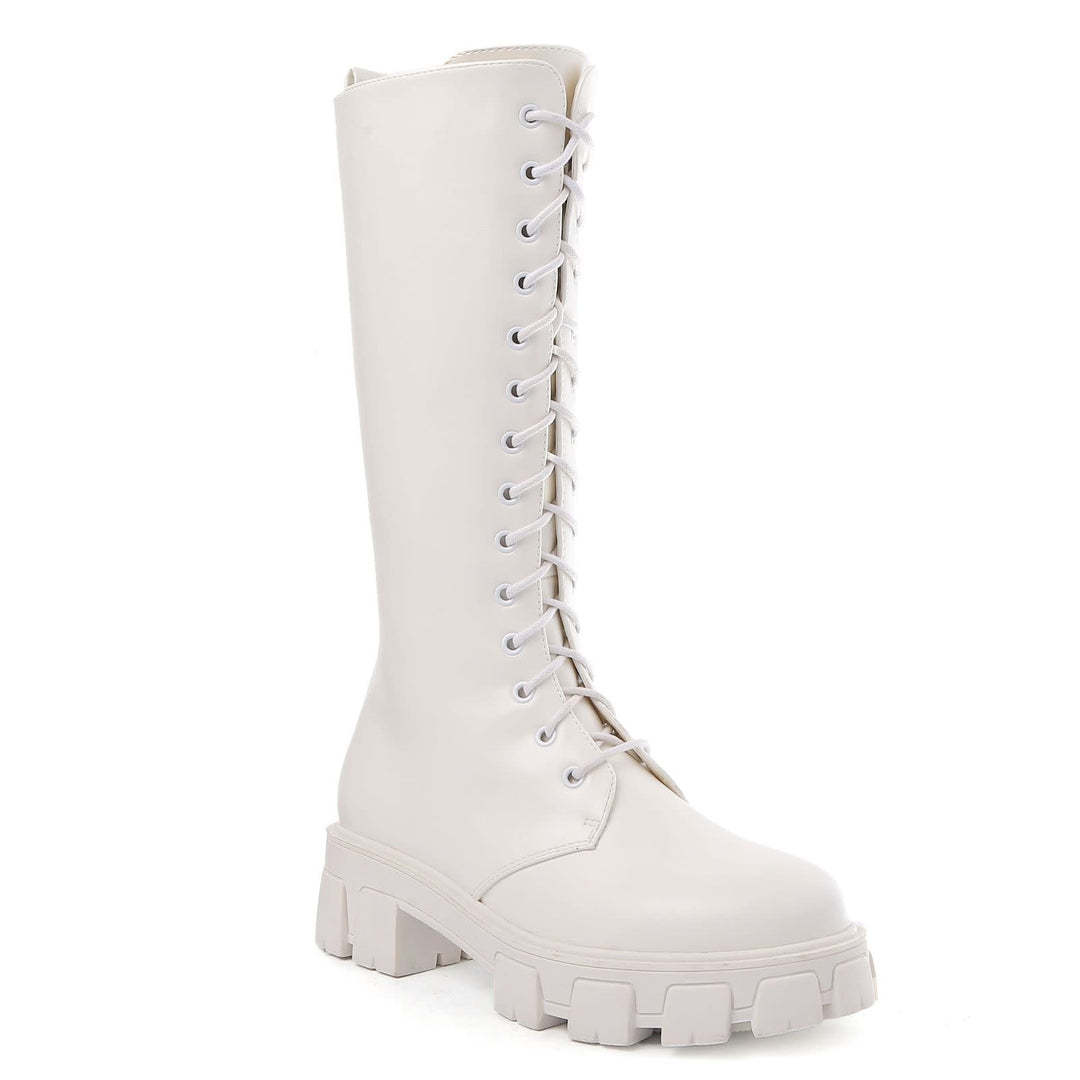 Smile Favorites Veterboots Wit Hoog