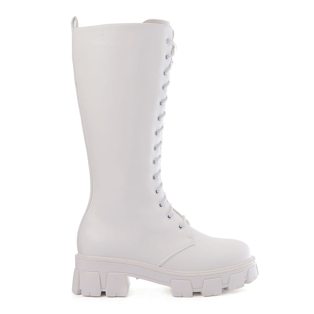 Smile Favorites Veterboots Wit Hoog