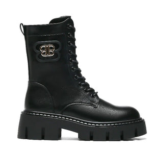 Smile Favorites Veterboots Zwart BB Gesp