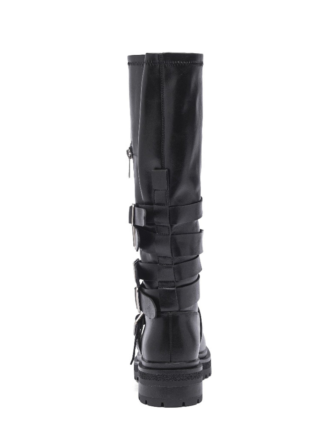 Smile Favorites Zwarte Bikerlaarzen met Gepsen en Rits