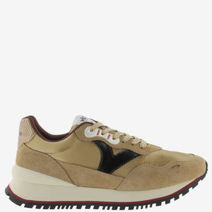 VICTORIA Sneakers Bruin Viento Split Leather