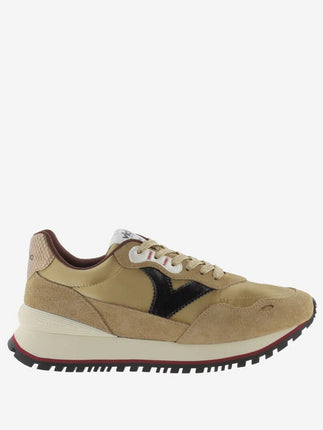 VICTORIA Sneakers Bruin Viento Split Leather